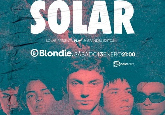 Banda Solar se presenta este sábado en Blondie